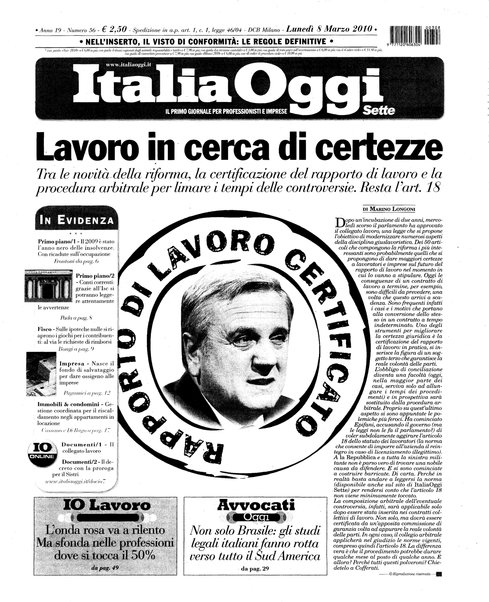 Italia oggi : quotidiano di economia finanza e politica